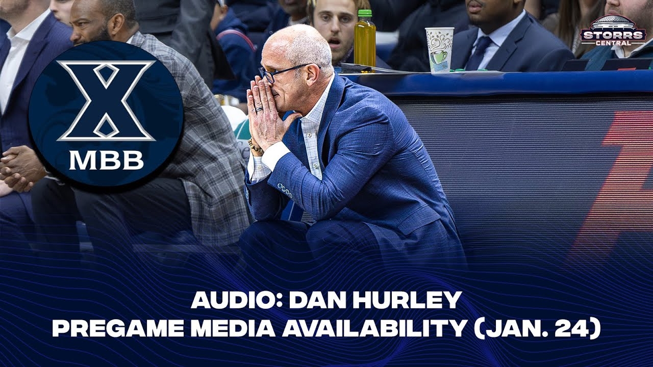 Dan Hurley Pregame Media Availability 1/24 (Xavier) Storrs Central