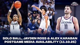 UConn MBB Postgame Press Conference - (Hurley, Ball, Ross, Karaban)