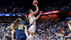 Azzi Fudd saves the day to help UConn stave off comeback bid from No. 6 Michigan