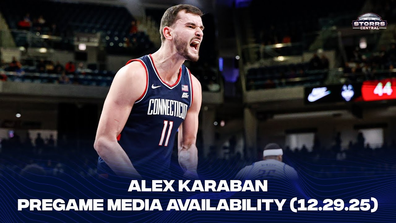 UConn MBB Pregame Media Availability - (Hurley, Karaban, Reed Jr ...