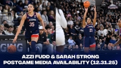 UConn WBB Postgame Media Availability - Providence (12.31.25)