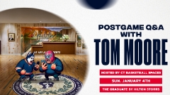 Postgame Q&A with UConn MBB GM Tom Moore | Hosted by CT Basketball Spaces (1/4)