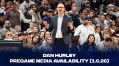 UConn MBB Pregame Media Availability - (Hurley, Demary Jr., Stewart, Karaban)