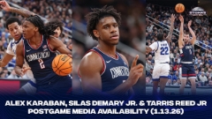 UConn MBB Postgame Media Availability - Seton Hall (Hurley, Demary Jr., Karaban, Reed Jr.)