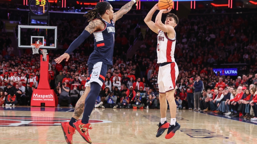 Huskies Handle Georgetown to Set Up St. John’s Showdown