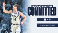 Duke Transfer F Nikolas Khamenia Commits to UConn