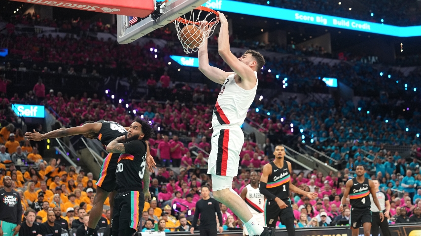 Clingan's Trail Blazers Comeback to Even Up Series, Drummond With A Playoff First
