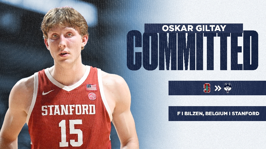 Stanford transfer Oskar Giltay Commits to UConn