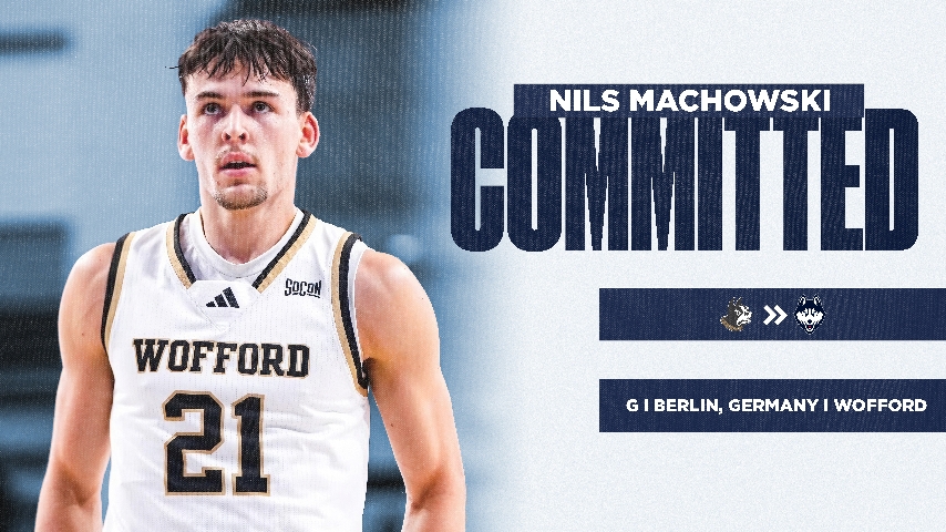 Wofford transfer Nils Machowski Commits to UConn