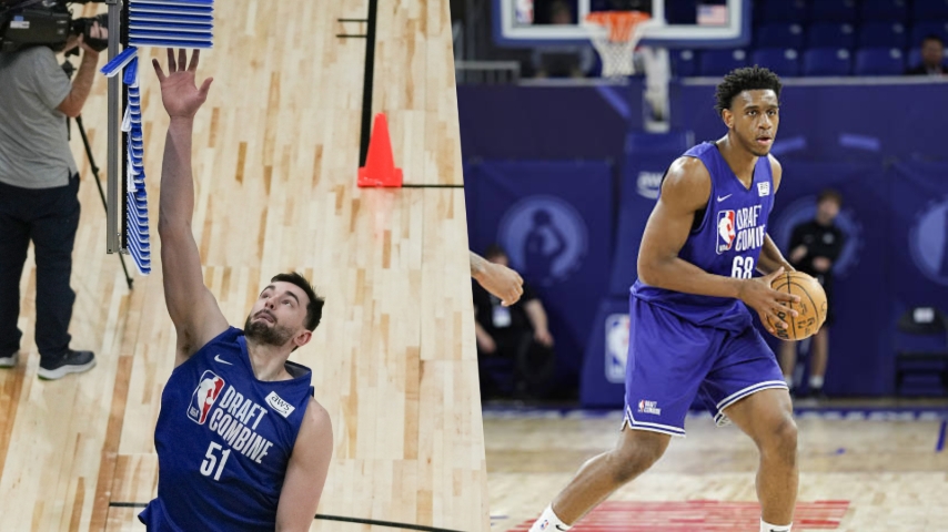 Tarris Reed Jr., Alex Karaban Shine at the NBA Combine