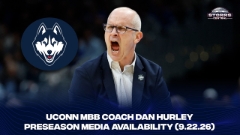 UConn MBB Preseason Media Availability - 9.22.26